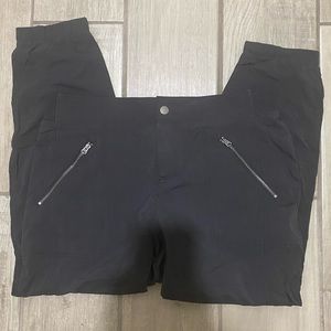 Athleta Crop Joggers, black, women’s size 14